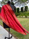 Red Matka Georgette Stole Dupatta