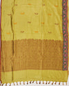 Noorjahan Green Kashmiri Jamavar Matka Georgette Saree