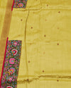 Noorjahan Green Kashmiri Jamavar Matka Georgette Saree