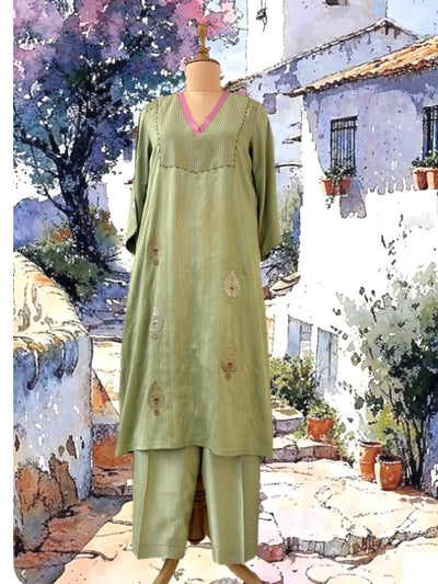 Mint Green Kurta & Pant Set