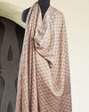 Mansarovar Ivory Gold Moonga Georgette Saree