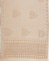 Mansarovar Ivory Gold Moonga Georgette Saree