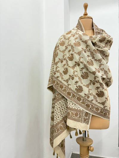 Munira ivory Moonga Dupatta