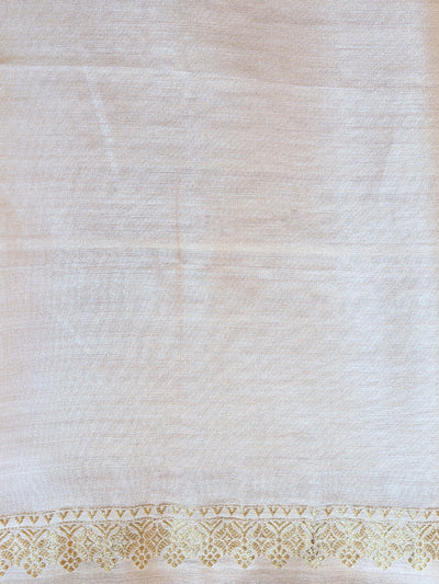 Deedar Mushroom White Matka Georgette Saree