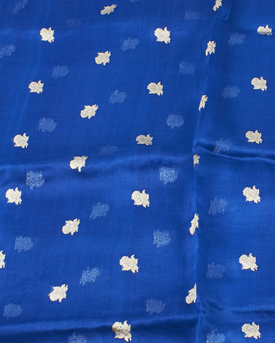 Neelambra Blue Kanchi Organza Saree