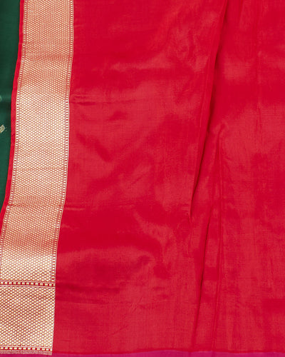 Harita Green Kanchi Organza Saree