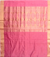 Angel Pink Cotton Silk Tanchoi Saree