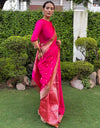 Shaina Pink Soft Silk Saree