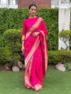 Shaina Pink Soft Silk Saree
