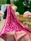 Utsav Pink Silk Dupatta