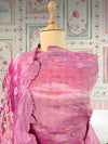 Windermere Pink Tissue Cutwork Saree