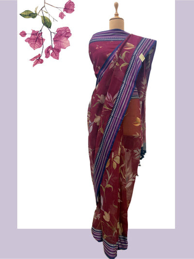 Lovedale Purple Kota Saree
