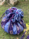 Sharanya Purple Round Cotton Potli