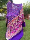 Devgarh Purple Shikar Bandhani Dupatta