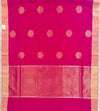 Urvashi Rani Pink Cotton Chanderi Saree