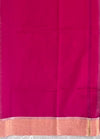 Urvashi Rani Pink Cotton Chanderi Saree