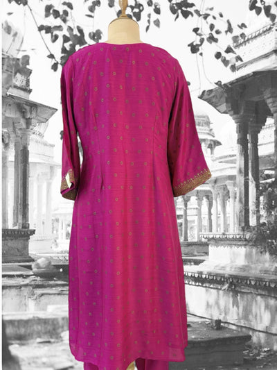 Rani Pink Kurta & Pant Set