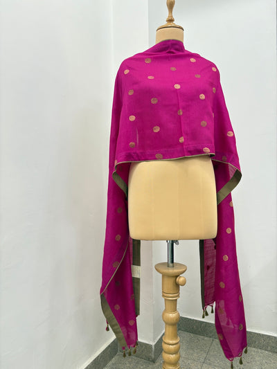 Jannat Pink Matka Georgette Stole Dupatta