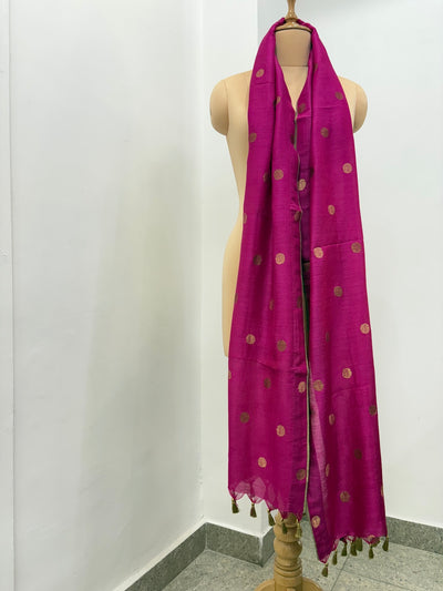 Jannat Pink Matka Georgette Stole Dupatta