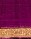 Zainab Purple Gold Raw Silk Saree