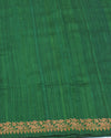 Alpine Green Raw Silk Saree