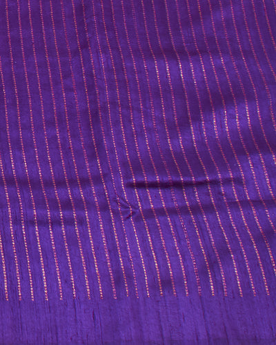 Soundarya Purple Raw Silk Saree