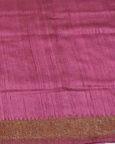 Lalitagiri Peach Raw Silk Saree