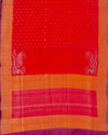 Kumari Red Raw Silk Saree