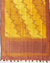 Somapura Yellow Raw Silk Saree
