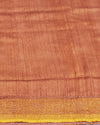 Somapura Yellow Raw Silk Saree