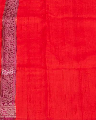 Lalitpur Yellow Raw Silk Saree