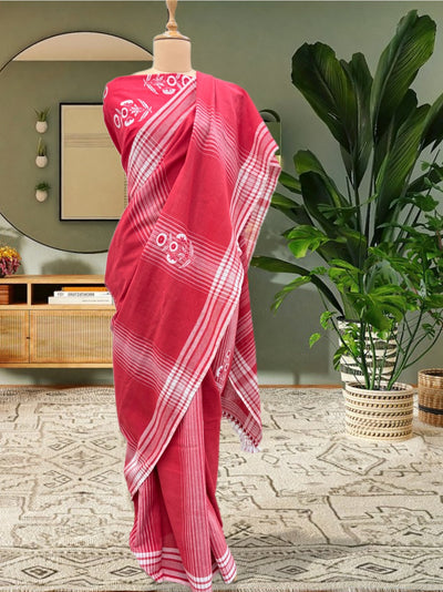 Rann Red Bhujodi Saree