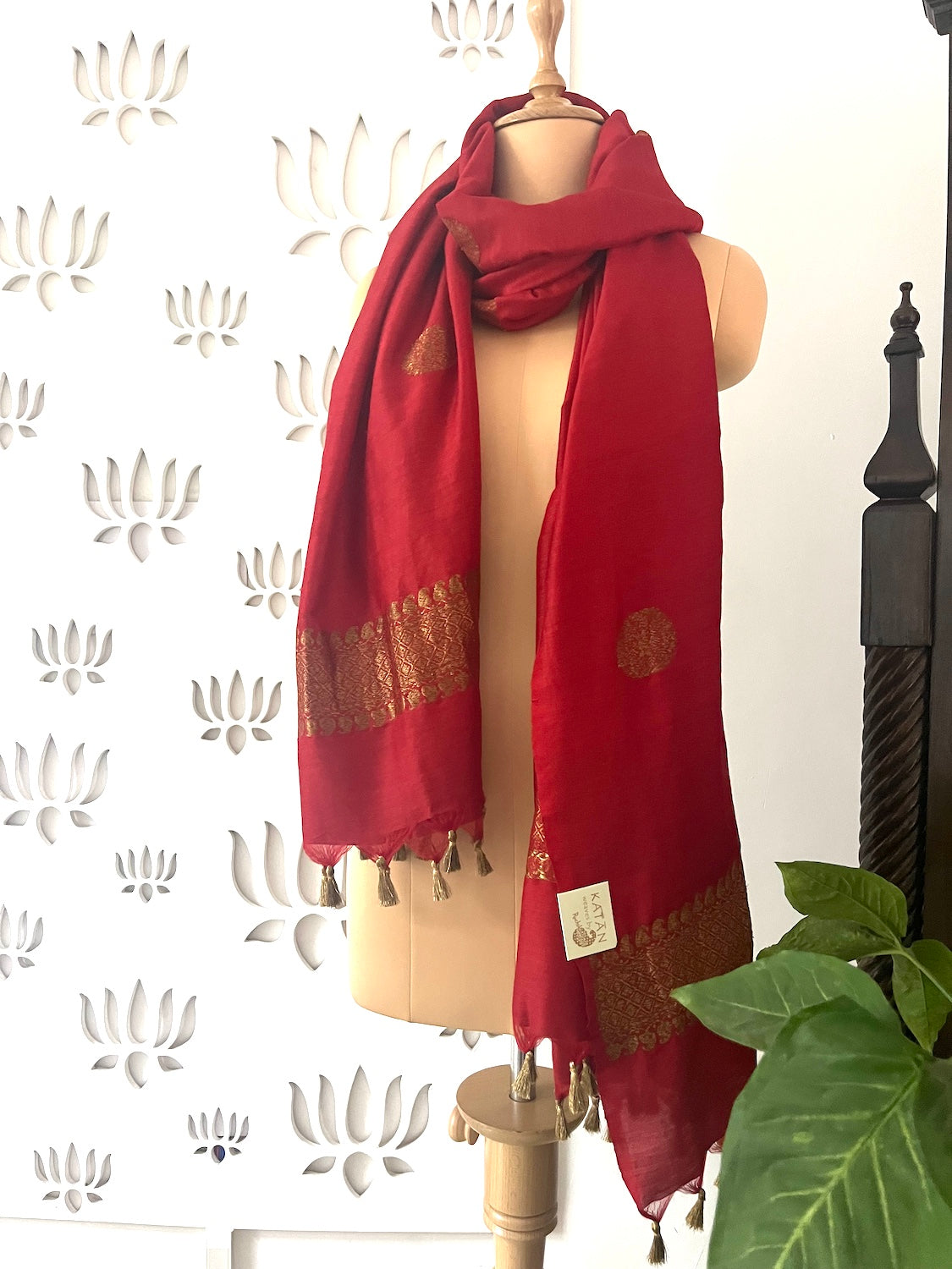 Sindoor Red Matka Georgette Dupatta