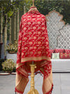 Ambika Red Silk Dupatta
