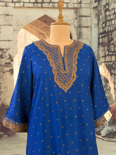 Royal Blue Kurta & Pant Set