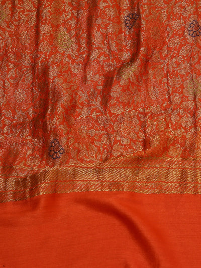 Arzoo Rust Matka Georgette Saree