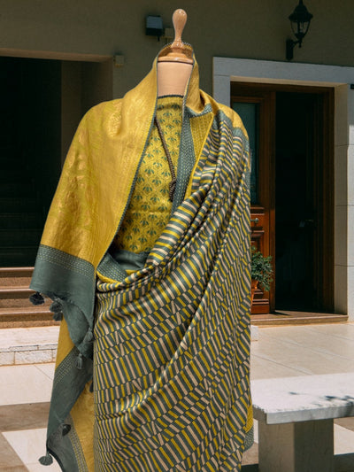 Avantika Sage Green Moonga Cotton Saree