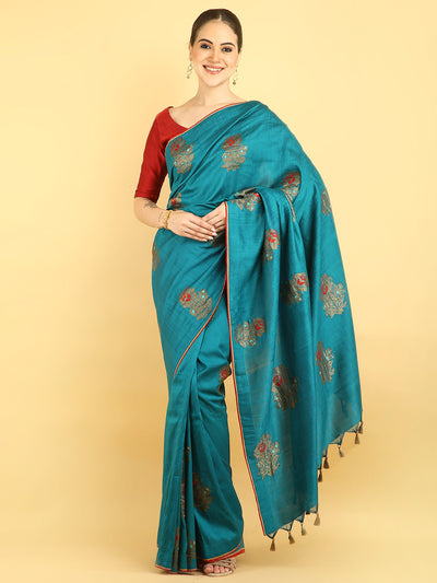 Samaira Sea Green Matka Georgette Sari