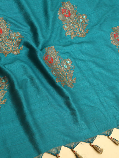 Samaira Sea Green Matka Georgette Sari