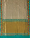 Bathsheba Sea Green Silk Tissue Saree