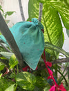 Secret Pond Sea Green Cotton Potli