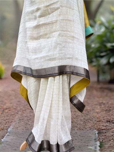 Summer Vibe Shaded Linen Saree