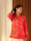 Flaming Red Cotton Shirt