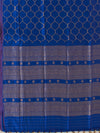Nilgiri Blue Chinya Silk Sari