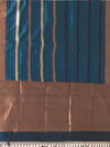 Casablanca Blue Tanchoi Silk Saree