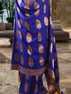 Amrapali Neelam Blue Soft Silk Saree