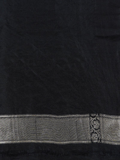 Zara Black Soft Silk Saree