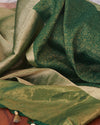 A La Mode Green Matka Katan Saree
