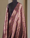 Travancore Coffee Wine Katan Silk Saree
