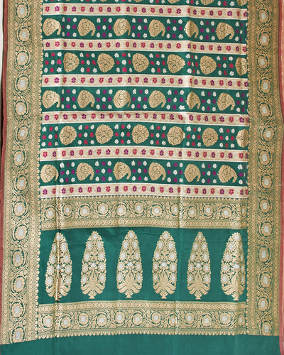 Parnika Emerald Katan Silk Saree